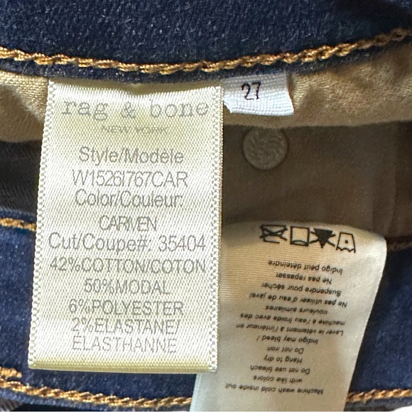🎉HOST PICK🎉EUC Rag&Bone Cate Mid-Rise Ankle Skinny Jeans 👖 Size 27 - Picture 13 of 16